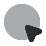 Mouse Circle SVG Icon